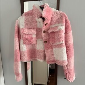 fluffy flannel jacket